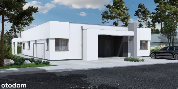 WYGODNY Dom MODERN 83 m2, parterowy - OSIEDLE PANORAMA PARK