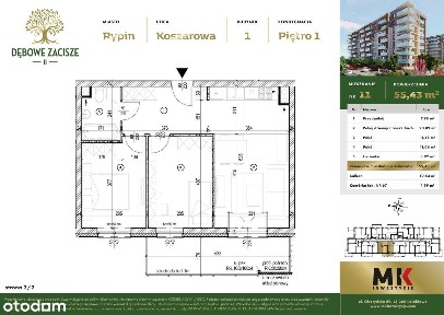 Mieszkanie w Budynku nr 1 - Dębowe Zacisze II