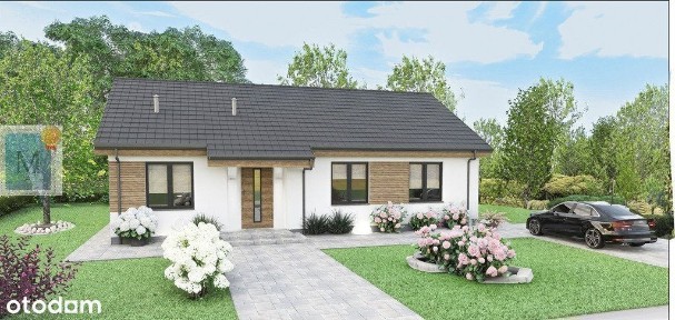 Dom parterowy szkieletowy 96m2,4pokoje,Lipinki