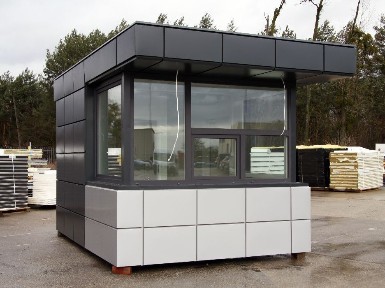 Stróżówka portiernia kiosk z WC 12m2