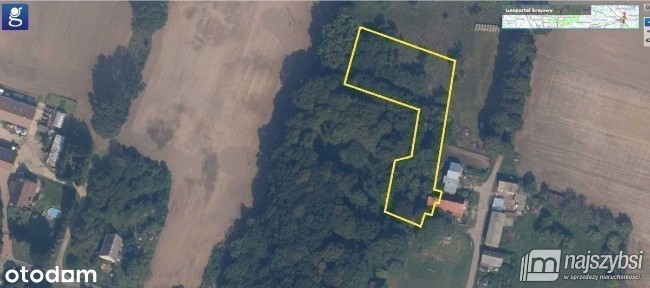 Skrajny szeregowiec z dużą działką