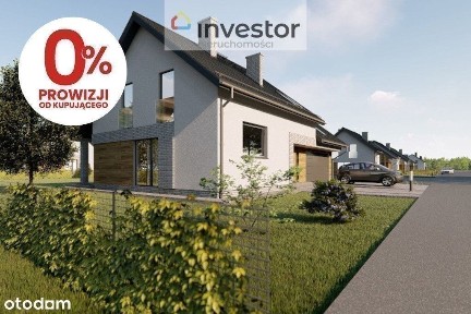 Dom jednorodzinny z garażem, przestronne działki