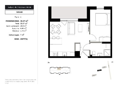 Osiedle Kameralne | mieszkanie 2-pok. | B 1.1