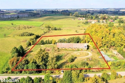 Budynek gospodarczy 517 m2 na działce 1ha GIŻE