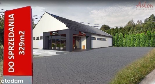 Pawilon handlowy 330m2 - blisko zjazdu z S7