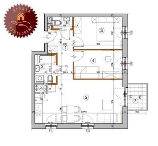 Nowe > Mieszkanie 53,42 m2 > Rembertów