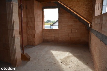 Bliźniak w stanie surowym otwartym/113,13 m2/ 4 pokoje/Kruszwica