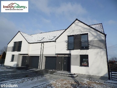 Bliźniak z garażem - Duża Działka 950 m kw