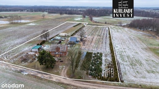 Siedlisko Kęsowo 0,9198 ha ceglany dom