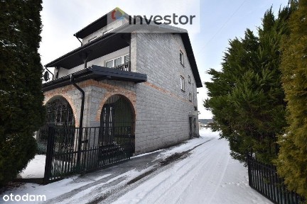 Wolnostojący dom z częścią usługową, gm. Praszka