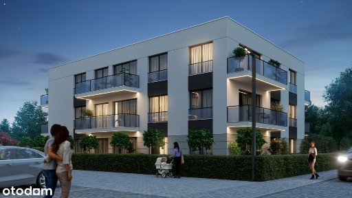 3-pokojowe mieszkanie 46m2 + balkon