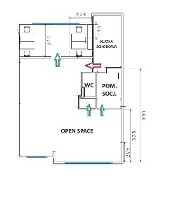 Lokal Biurowy, 2 piętro, miejsca postojowe, biurow