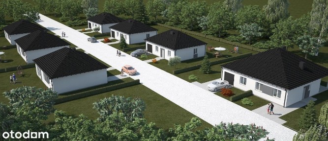 Dom parterowy z garażem 104m2