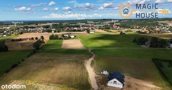 5 pokoi, garaż, budynek łączony garażami