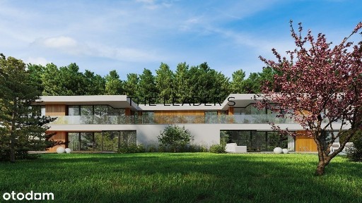 Nowoczesna bryła | salon wysokości 6m | zieleń