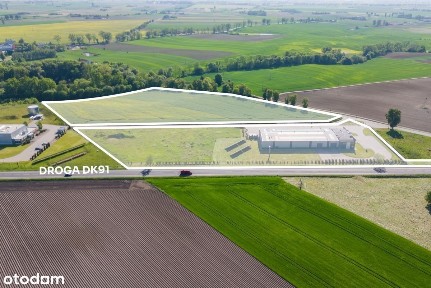 Duża działka przemysłowa Nowoczesna hala i biura