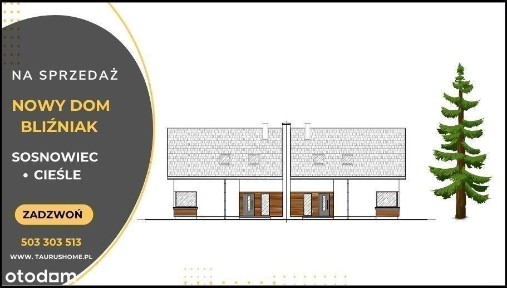 Nowy Dom Z Dużą Działką 854 M2- Sosnowiec Cieśle
