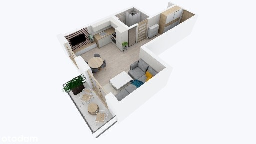 2-pokojowe mieszkanie 40,81 m2 - Zielony Pass