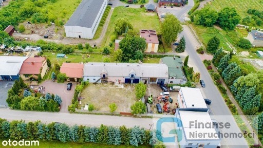 Działka usługowa z budynkiem magazynowym
