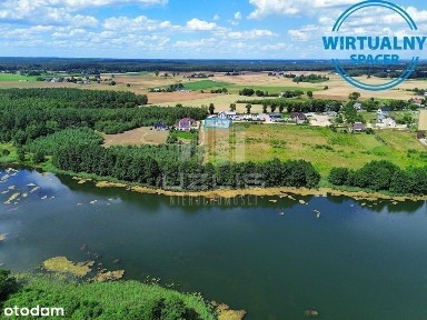 Dom z garażem przy jeziorze, lesie