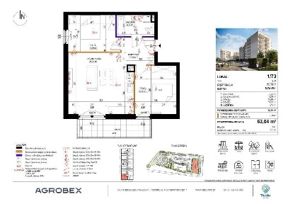 Osiedle Tkacka | mieszkanie 3-pok. | I-73
