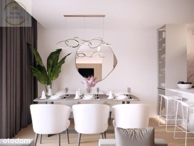 Środkowy segment, ogrzewanie podłogowe w całym dom