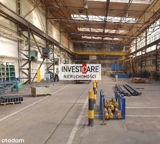 Samodzielna hala z suwnicą. Produkcja.