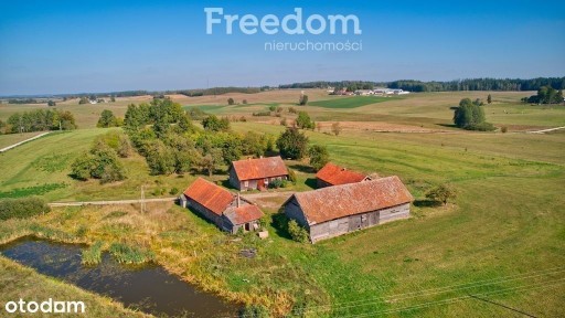 Siedlisko na Mazurach z własnym sadem i stawem