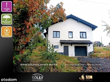 NIŻSZA CENA! Nowy dom wolnostojący,garaż,duża piwnica,poddasze