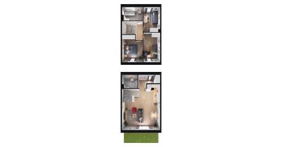 3-pokojowy dom 68m2 + ogródek Bez Pośredników