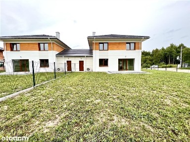 Bliźniak, 5 pokoi z garażem, duża działka