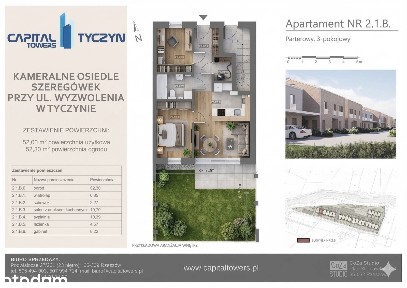 3-pok. mieszkanie ogród parking Tyczyn atrakcyjna cena Gotowe w 2026