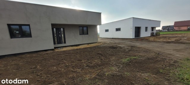 nowoczesny dom stan deweloperski PLUS