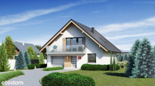 Dom stan surowy Cekcyn Bory Tucholskie