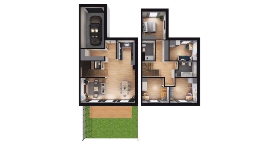 5-pokojowy dom 144m2 + ogródek Bezpośrednio