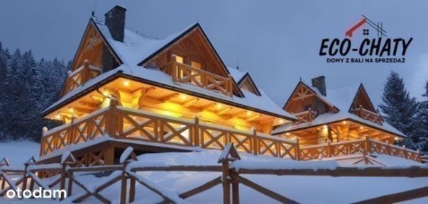 Inwestycja - kompleks 8 domów z bali z działką - Zawoja - Babia Góra