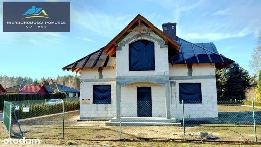 Dom nad jeziorem Przechlewo stan surowy