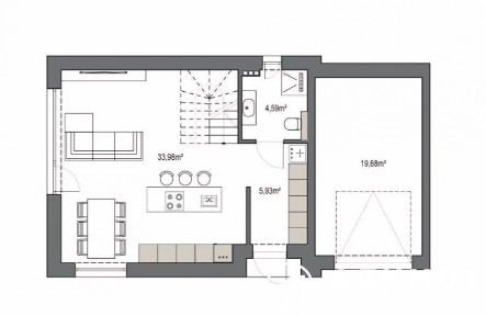 Bliźniaki w mieście. Duże działki 520m2