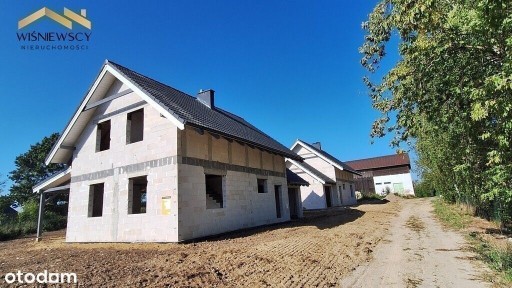 Dom w budowie 147,48m², działka 1000m², Stegny