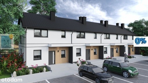 Szereg,78m2 z poddaszem,4pokoje,ogródek,Turkusowa