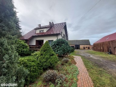 Dom jednorodzinny + dzierżawa 19,5 h ziemi ornej