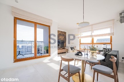 Księcia Witolda - widok na rzekę, ostatnie piętro