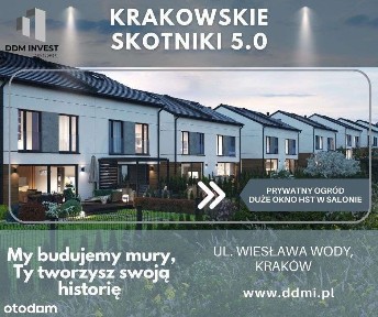 Nowy dom w Krakowie, + poddasze. Dębniki/Skotniki!