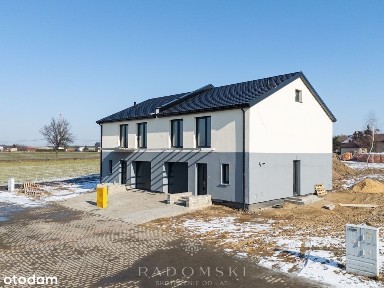 Pasywny bliźniak z dużą działką | strych 50m2