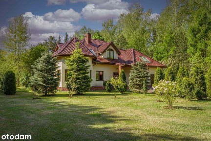 Rezydencja na pięknej, dużej działce w Krzywcu.