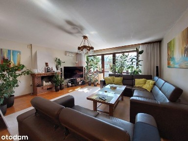 Słoneczny dom na Strachocinie/ Salon 53 m2