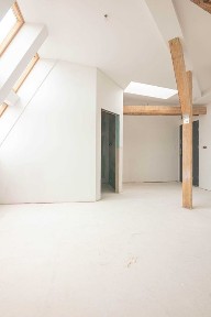 Adaptacja poddasza z garderobą przy Turzynie - 36,58 m2