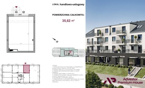 Lokal z dużą witryną w Kruszewni