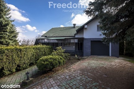 Dom z fotowoltaiką, działka 15 ar Chmielnik