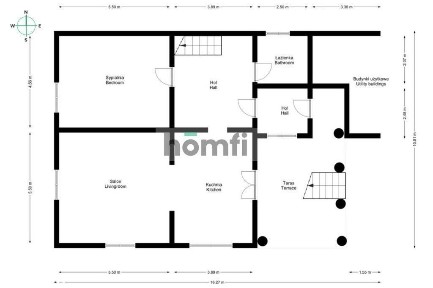 Gospodarstwo z dużym domem i uroczym terenem